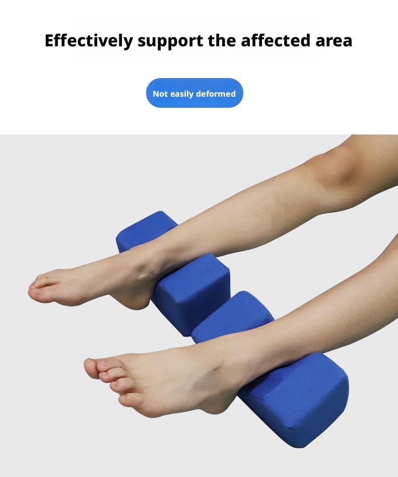 2pcs Ankle Pillow, Foot Raise Ankle Pillow Mat Anti Bedsore Cushion Cotton, Bedridden Patient Disabled Leg Rest Elevating Pads, Avoid Pressure Sores - Image 4
